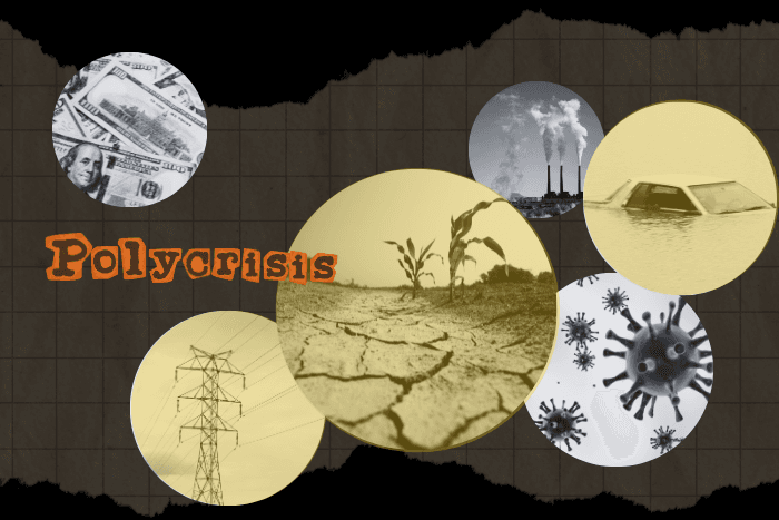 Climate change at the centre of the global polycrisis storm